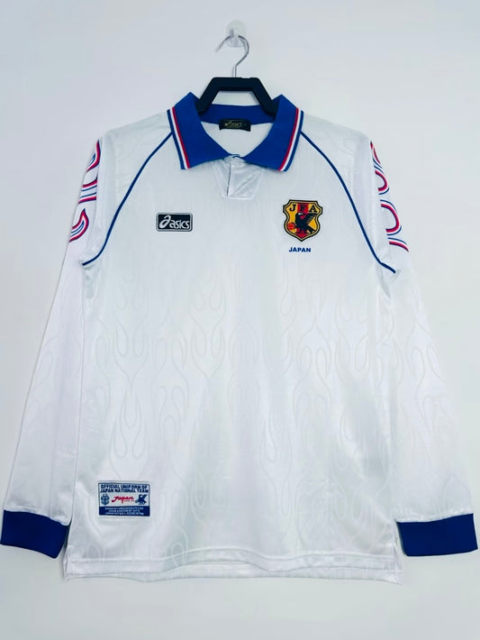 Japan 1998 Away Long Sleeve Retro Jersey - front view