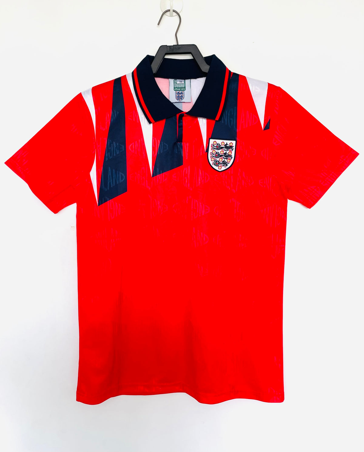 England 1992 Away Retro Jersey - front view
