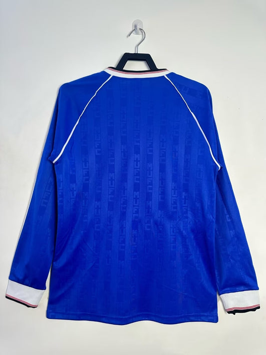 Manchester United 1988/90 Third Long Sleeve Retro Jersey - back view