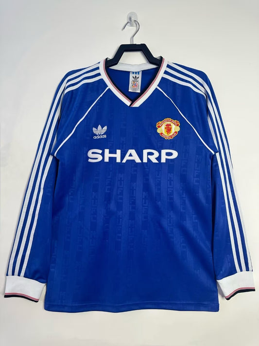 Manchester United 1988/90 Third Long Sleeve Retro Jersey - front view