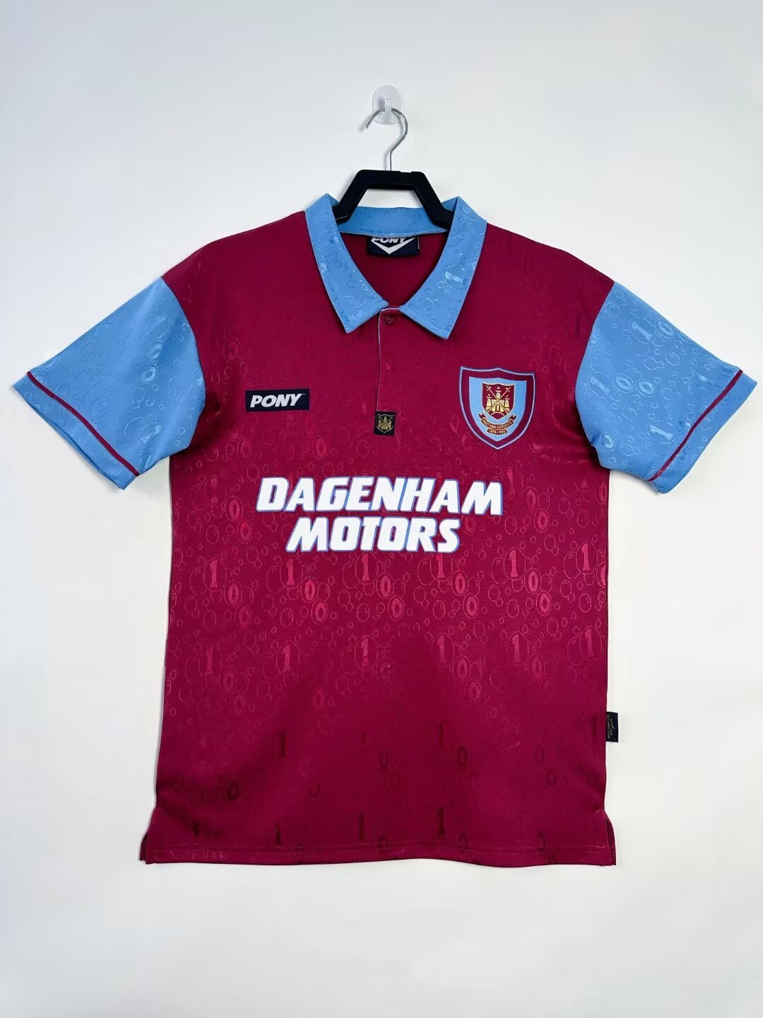 West Ham United 1995/97 Home Retro Jersey - front view