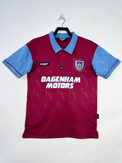West Ham United 1995/97 Home Retro Jersey - front view