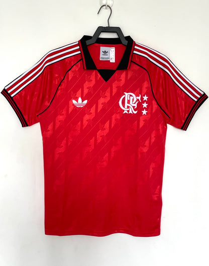 Flamengo 2024/25 Anniversary Edition Retro Jersey - front view