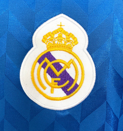 Real Madrid 1986/87 Away Retro Jersey - detail view