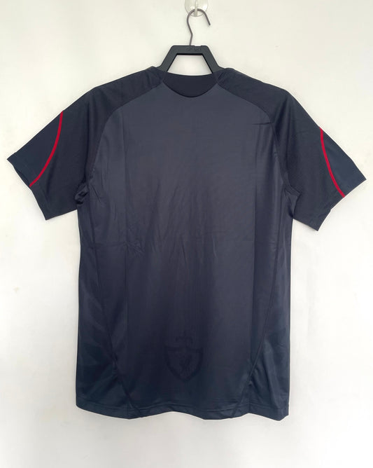 Liverpool 2009/10 Away Retro Jersey - back view