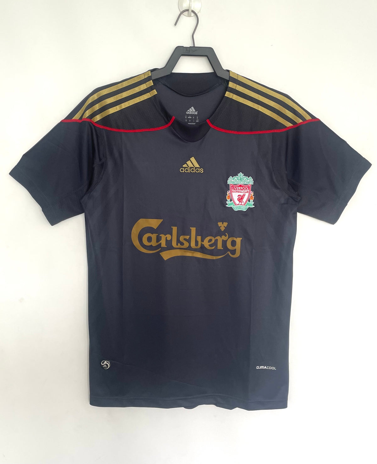 Liverpool 2009/10 Away Retro Jersey - front view