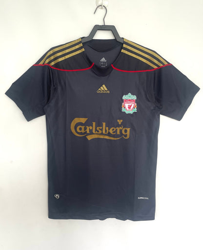 Liverpool 2009/10 Away Retro Jersey - front view