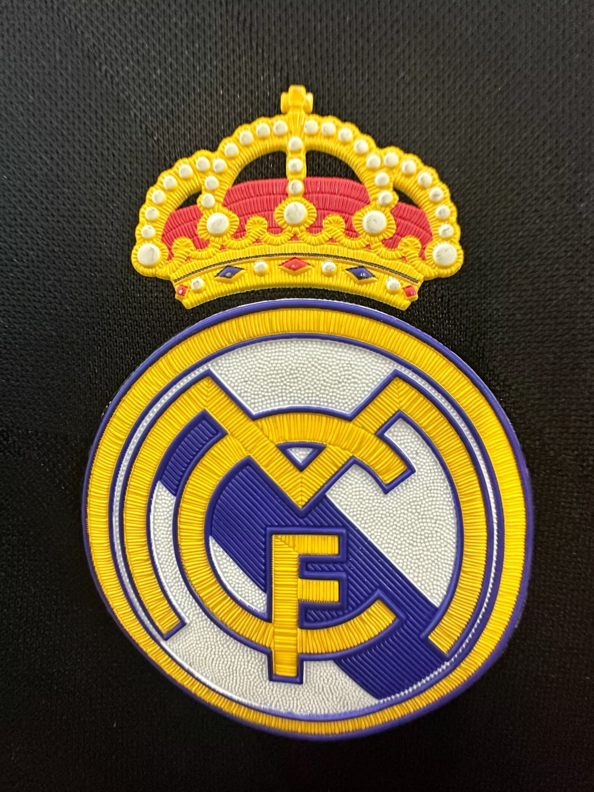 Real Madrid 2011/12 Away Long Sleeve Retro Jersey - detail view
