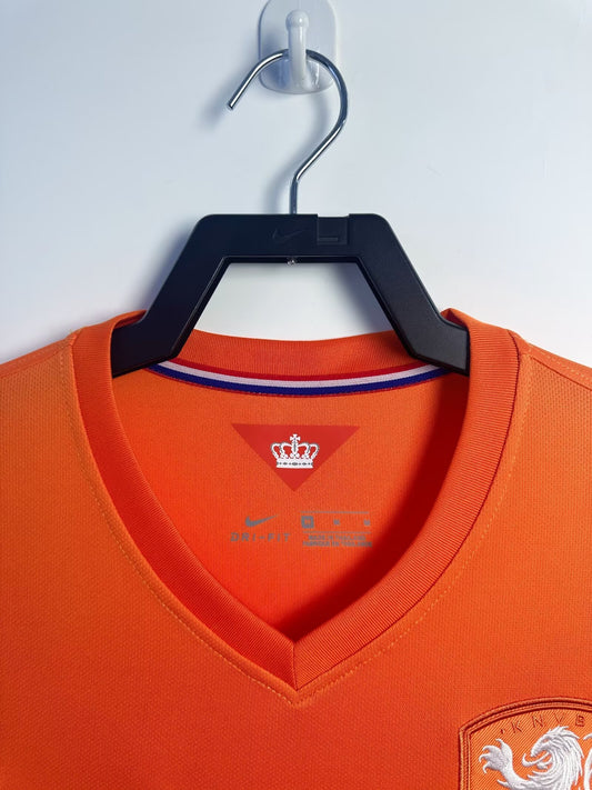 Netherlands 2014 Home Retro Jersey - front view