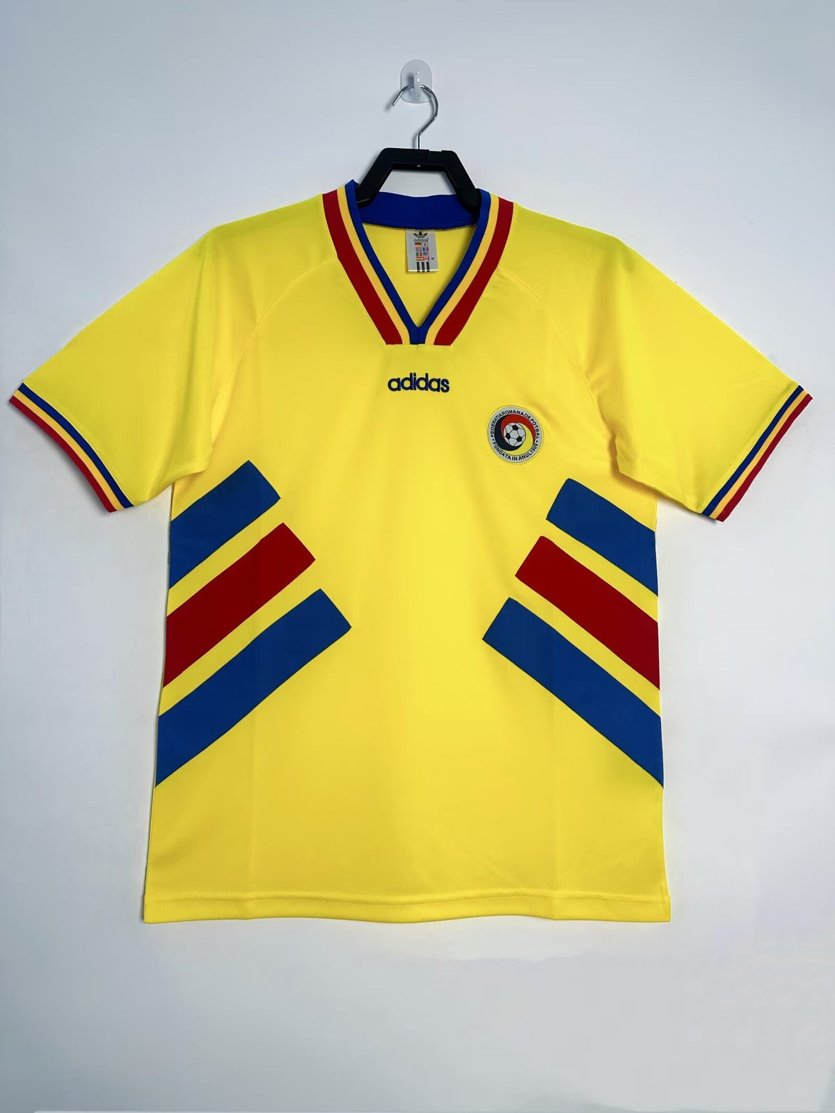 Romania 1994 Home Retro Jersey - front view
