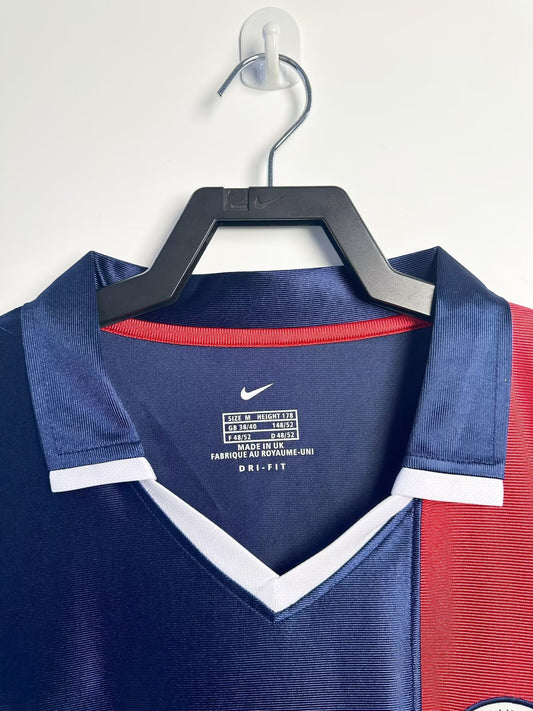 Paris Saint-Germain 2001/02 Home Long Sleeve Retro Jersey - front view