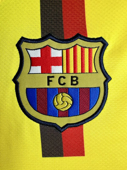 Barcelona 2008/09 Away Long Sleeve Retro Jersey - detail view