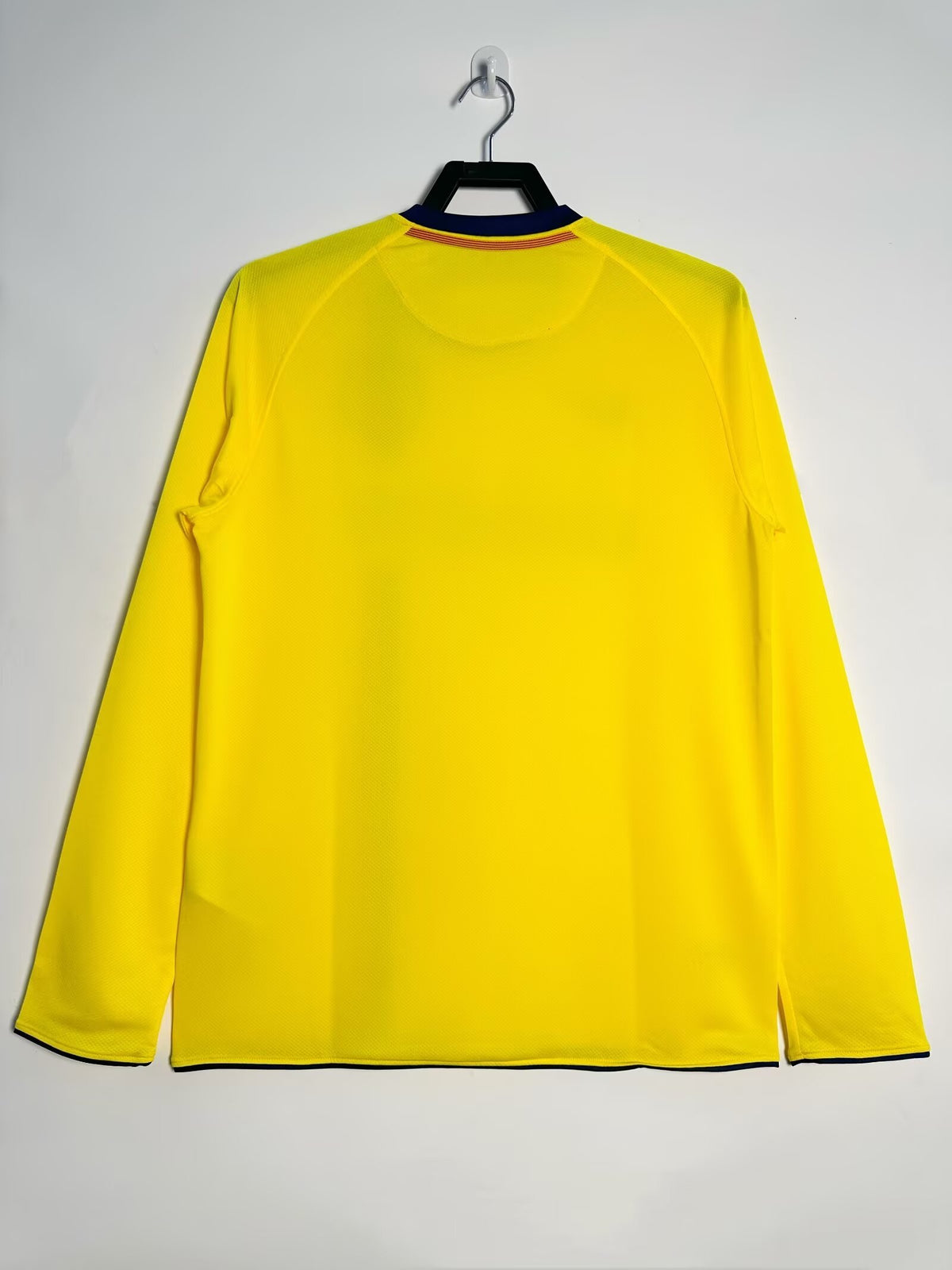 Barcelona 2008/09 Away Long Sleeve Retro Jersey - back view