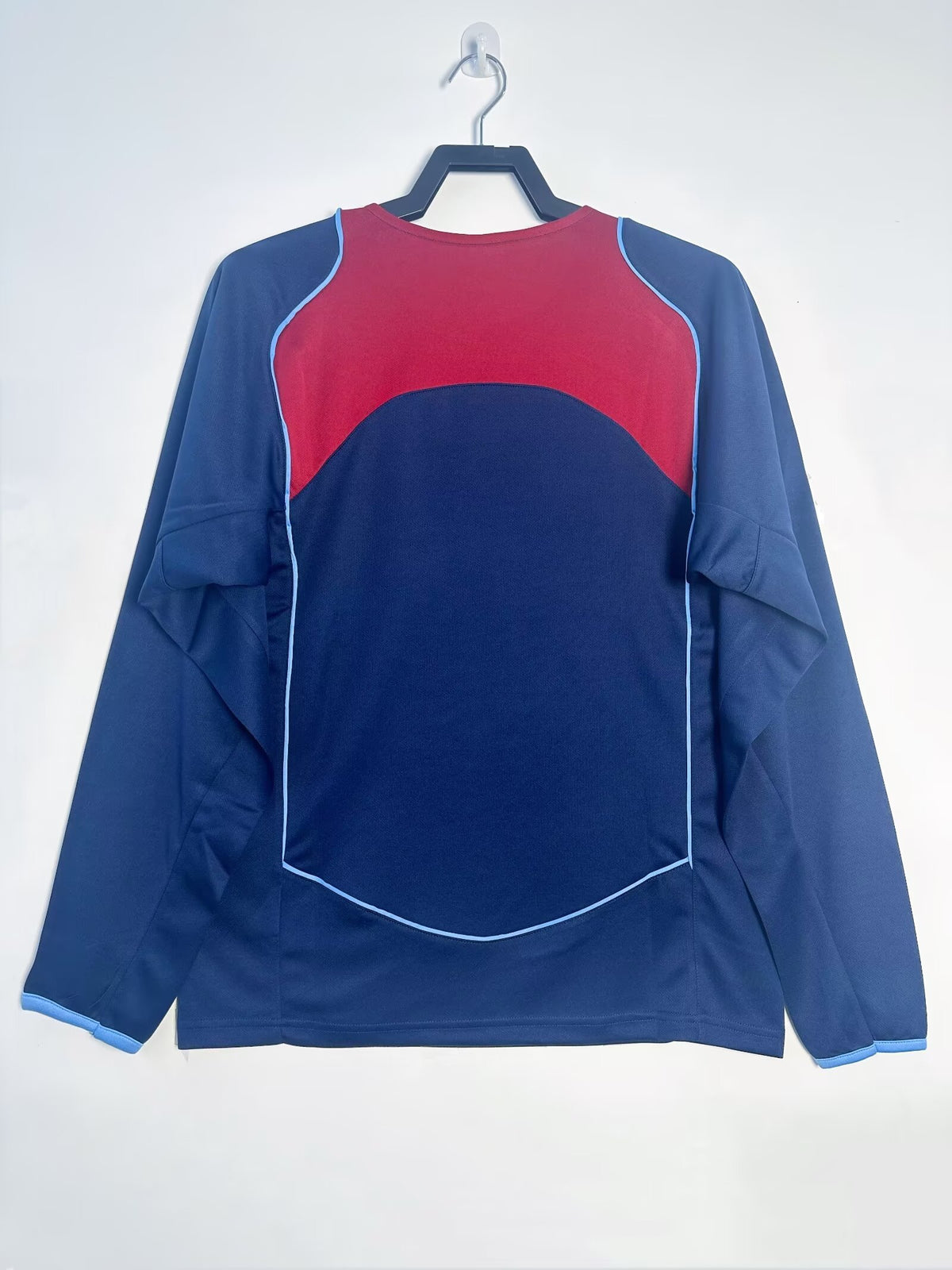 Atletico Madrid 2004/05 Away Long Sleeve Retro Jersey - back view