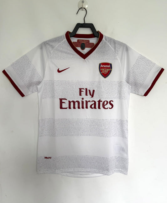 Arsenal 2007/08 Away Retro Jersey - front view