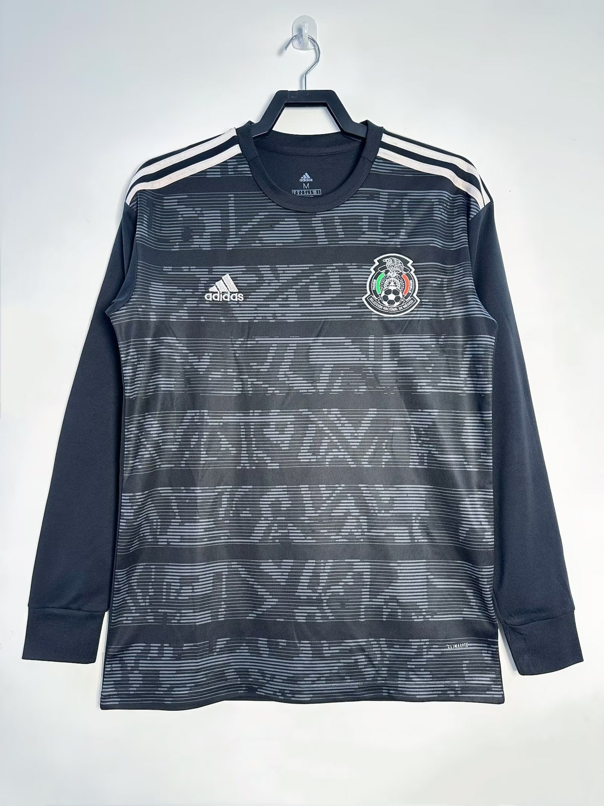 Mexico 2019 Home Long Sleeve Retro Jersey - front view