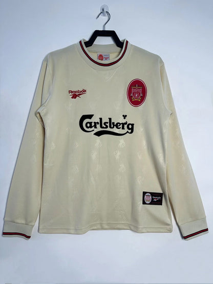 Liverpool 1996/97 Away Long Sleeve Retro Jersey - front view