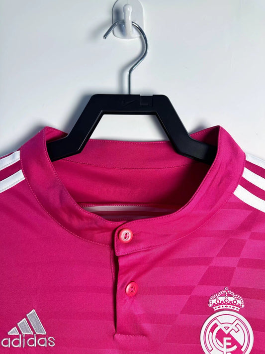 Real Madrid 2014/15 Away Long Sleeve Retro Jersey - front view