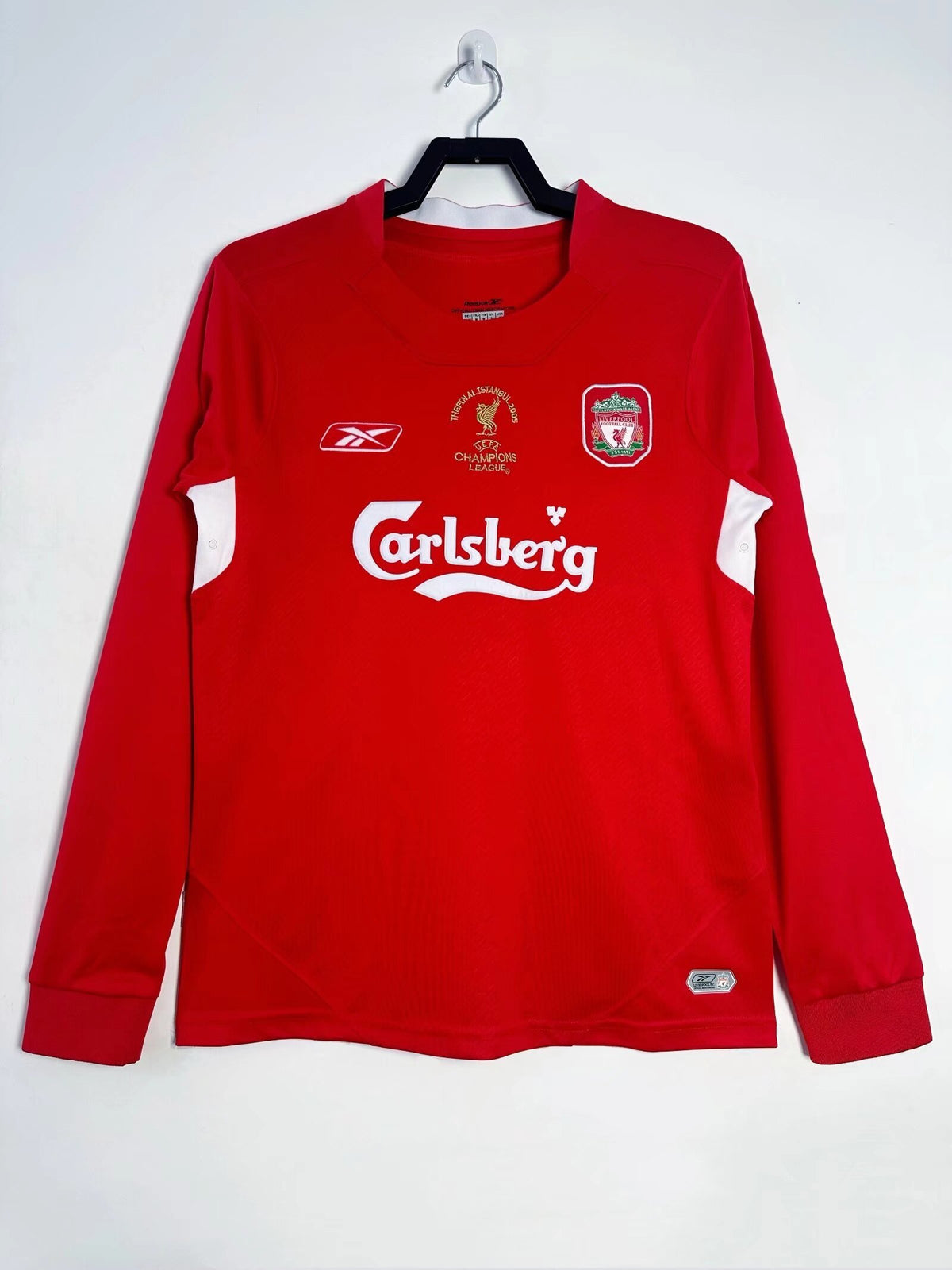 Liverpool 2004/05 Home Long Sleeve Retro Jersey - front view