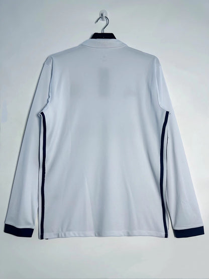 Real Madrid 2016/17 Home Long Sleeve Retro Jersey - back view