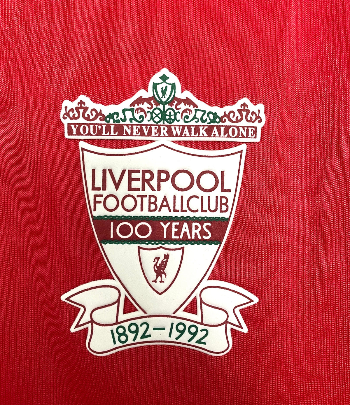 Liverpool 1992/93 Home Retro Jersey - detail view