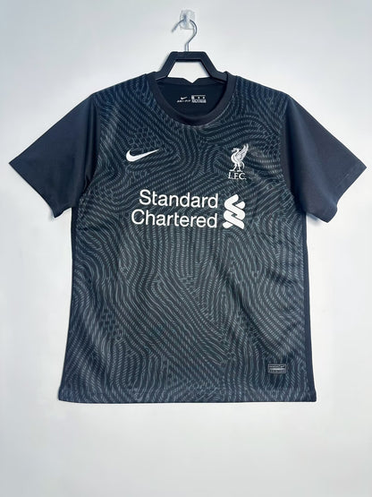 Liverpool 2020/21 Black Retro Goalkeeper Jersey - front view