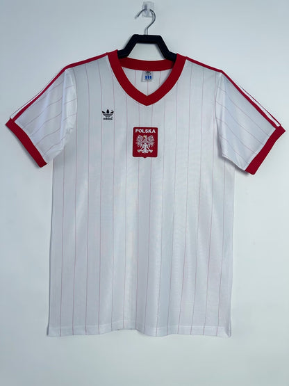 Poland 1982 Home Retro Jersey - front view