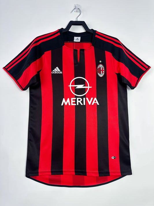 AC Milan 2003/04 Home Retro Jersey - front view