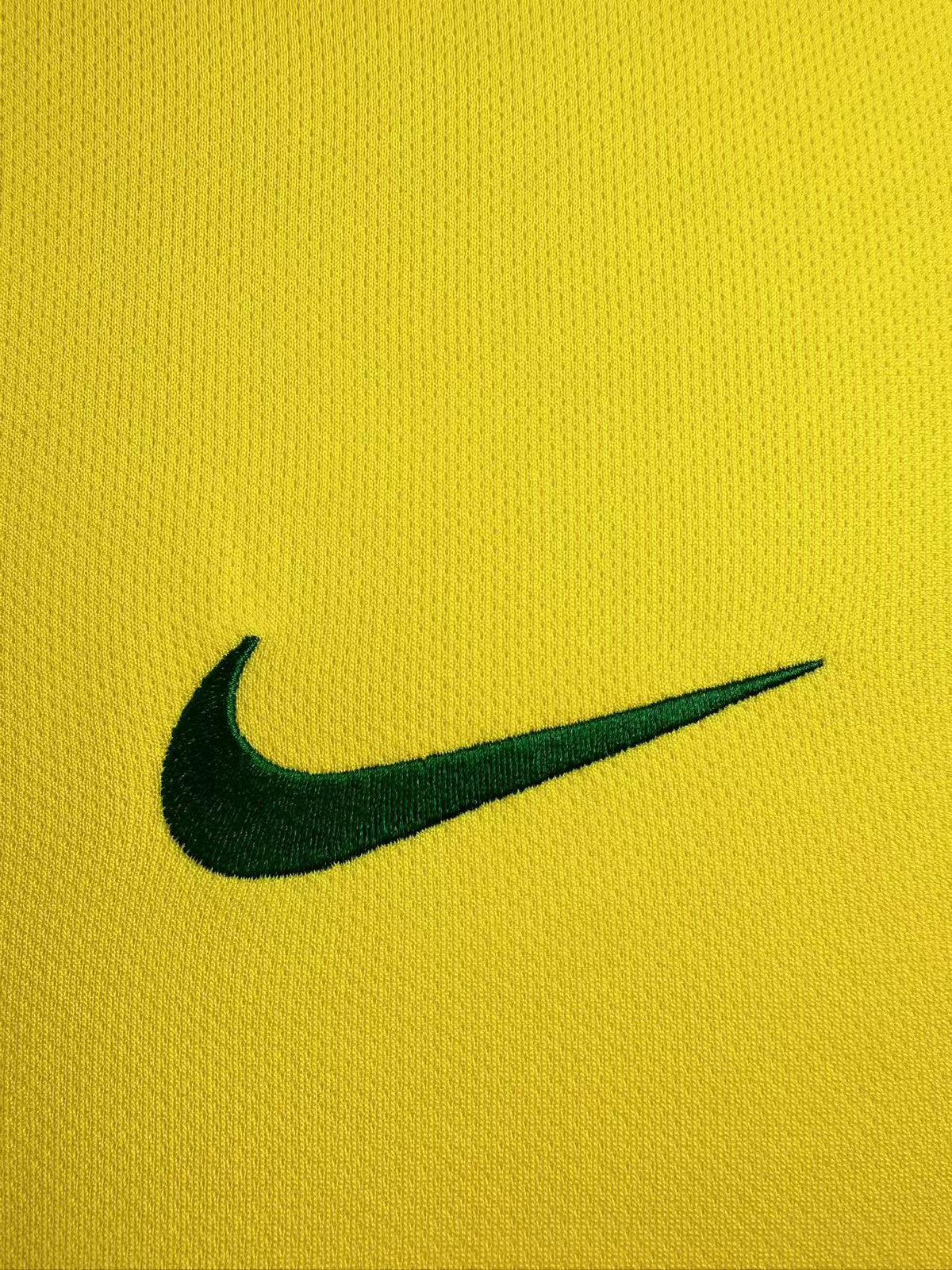 Brazil 2014 Home Retro Jersey - detail view