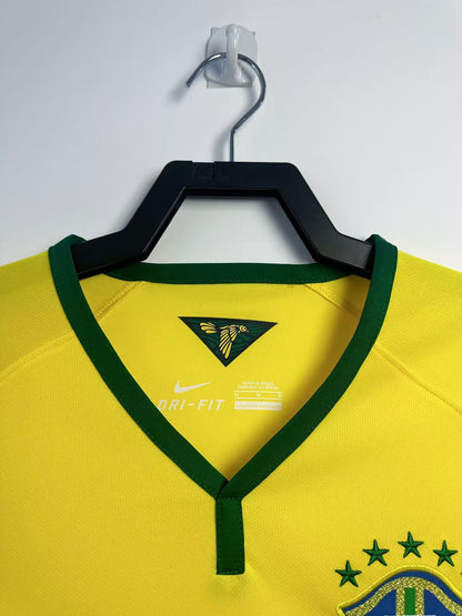 Brazil 2014 Home Retro Jersey - front view