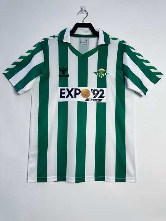 Real Betis 1988/89 Home Retro Jersey - front view
