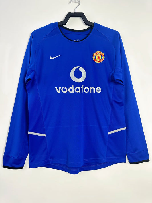 Manchester United 2002/03 Third Long Sleeve Retro Jersey - front view