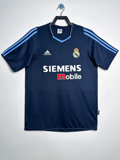 Real Madrid 2003/04 Away Retro Jersey - front view