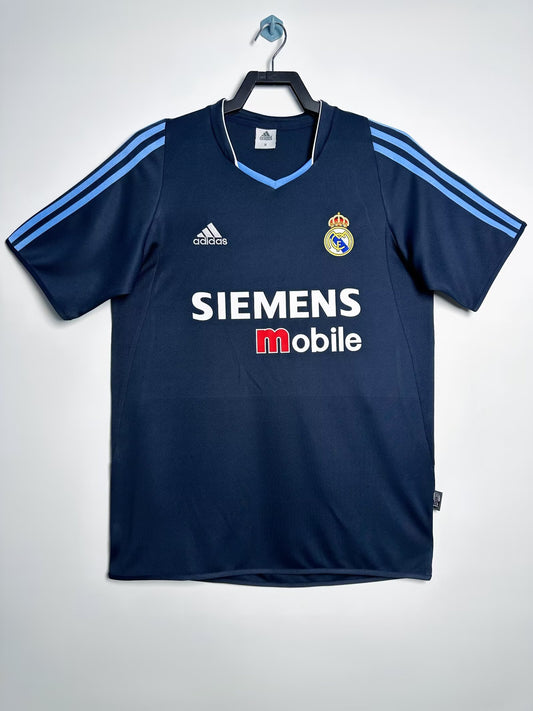 Real Madrid 2003/04 Away Retro Jersey - front view