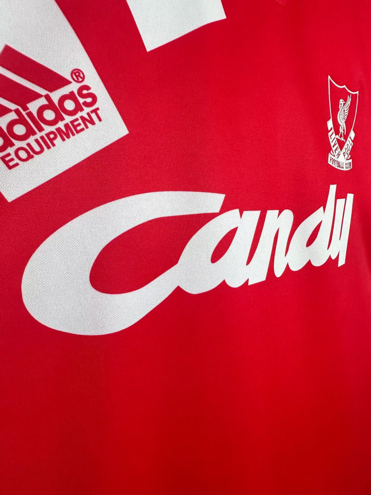 Liverpool 1991/02 Home Retro Jersey - detail view