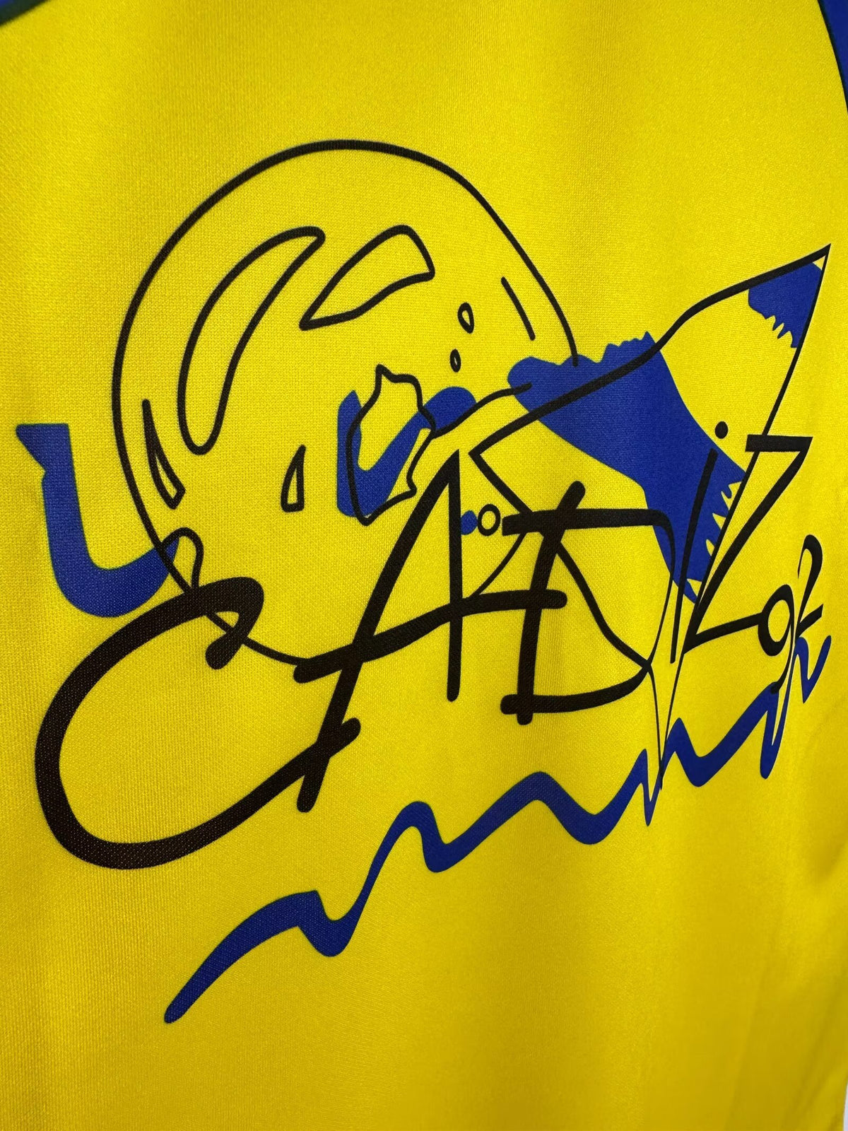 Cadiz 1991/92 Home Retro Jersey - detail view