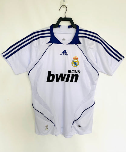Real Madrid 2007/08 Home Retro Jersey - front view