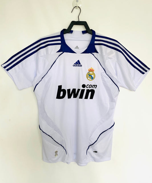 Real Madrid 2007/08 Home Retro Jersey - front view