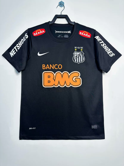 Santos 2012/13 Black Retro Jersey - front view