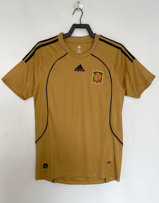 Spain 2008 Away Retro Jersey - front view