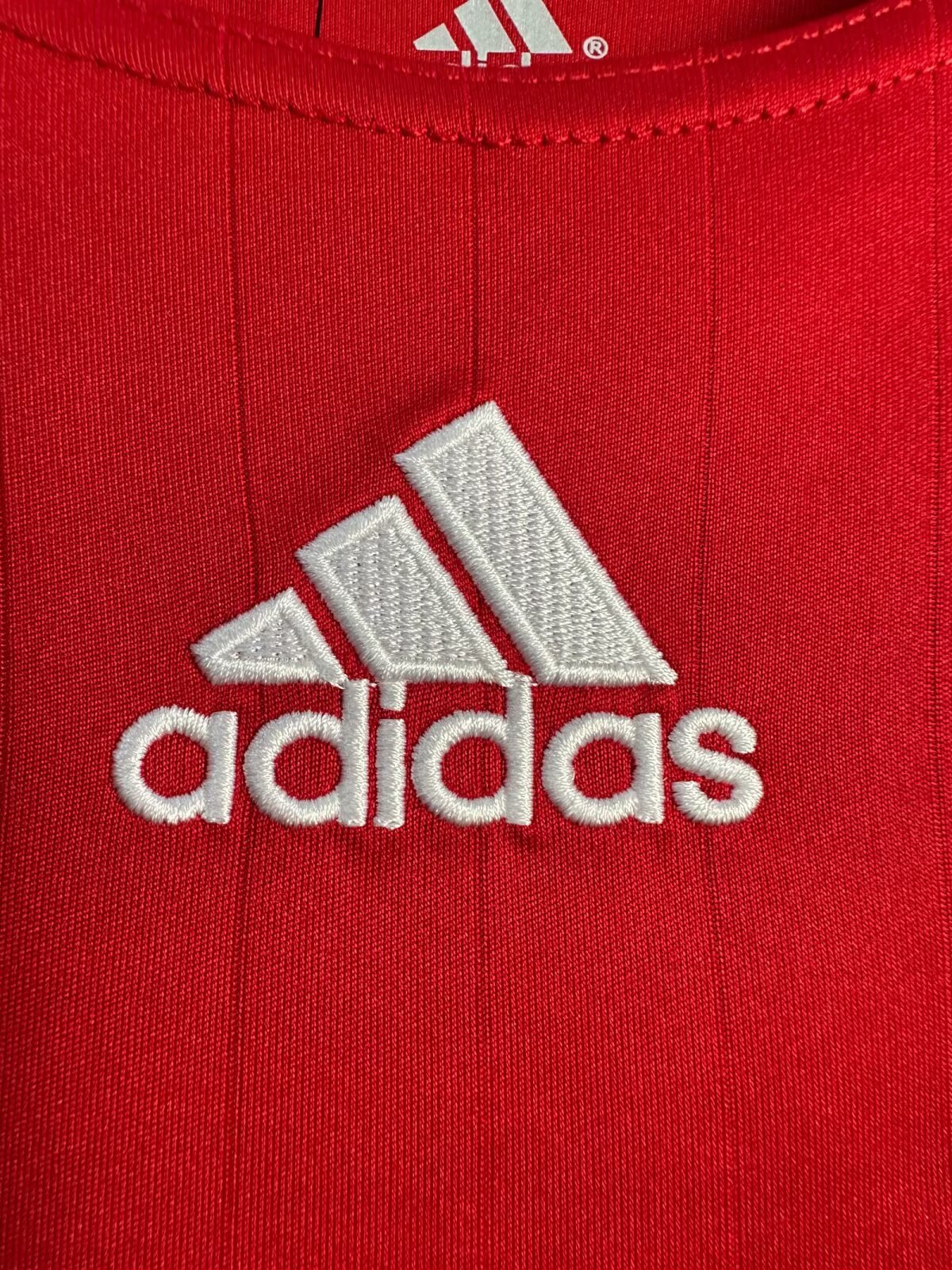 Liverpool 2006/08 Home Long Sleeve Champions League Edition Retro Jersey - detail view