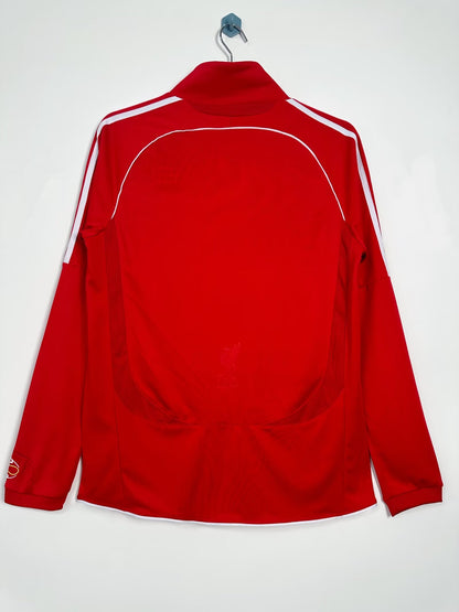 Liverpool 2006/08 Home Long Sleeve Champions League Edition Retro Jersey - back view