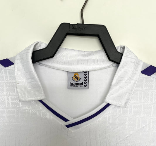 Real Madrid 1988/90 Home Retro Jersey - front view