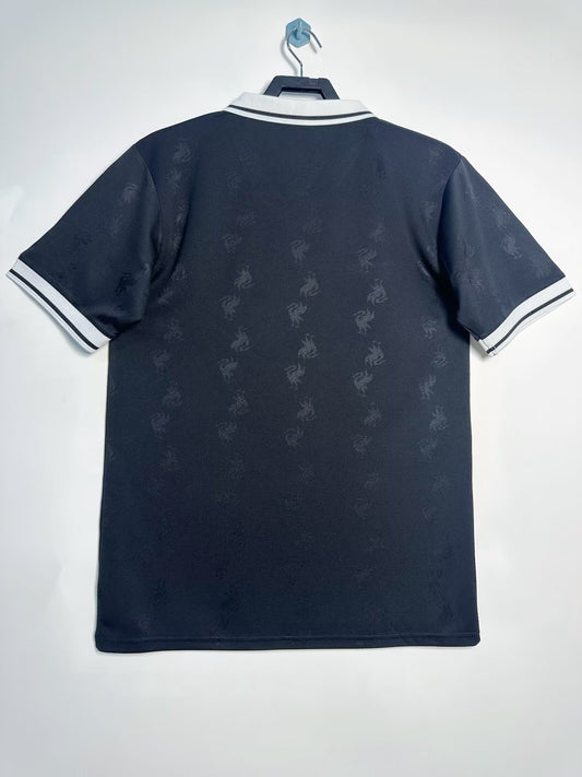 Liverpool 1996/97 Third Black Retro Jersey - back view