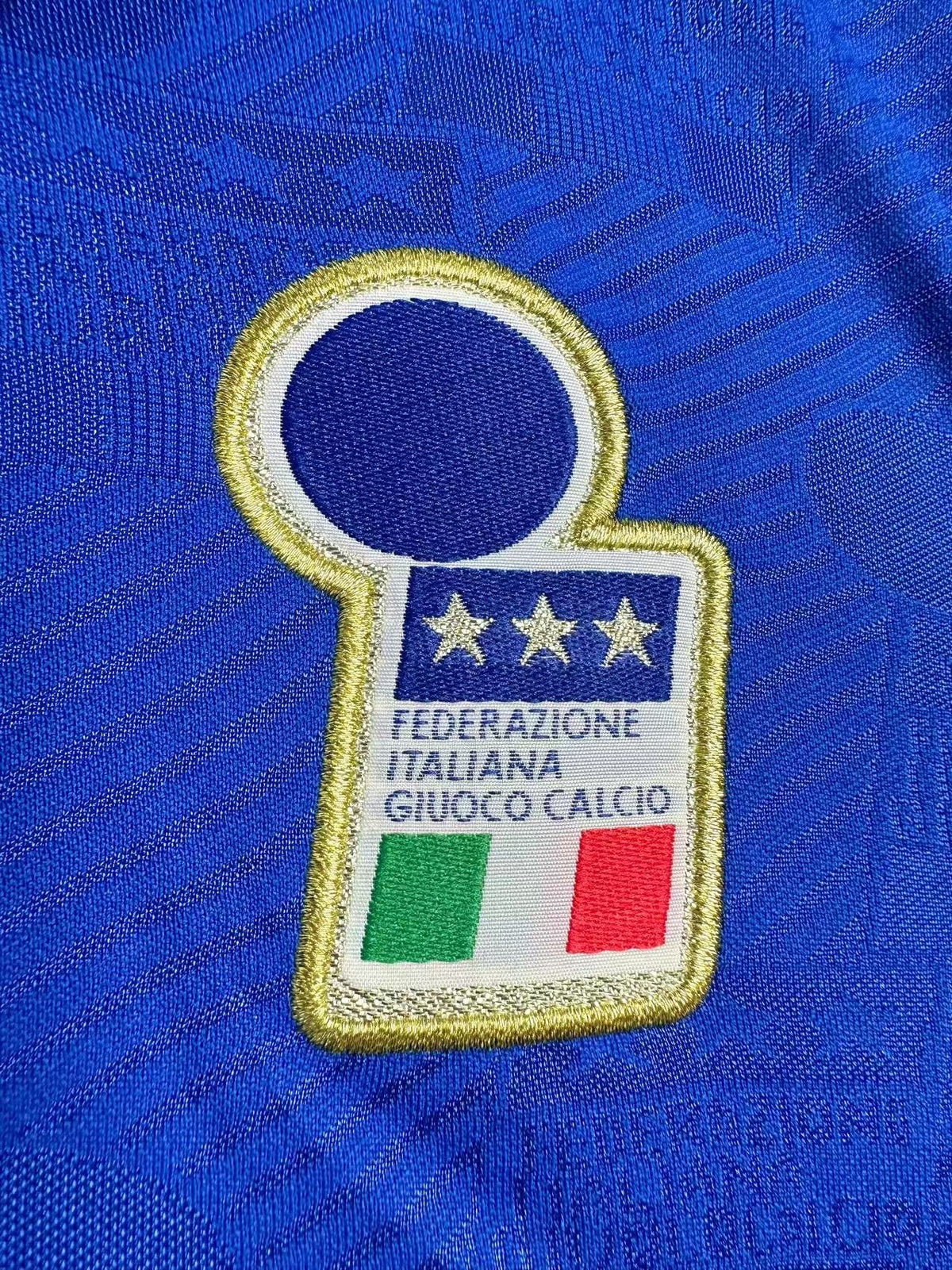Italy 1994 Home Long Sleeve Retro Jersey - detail view