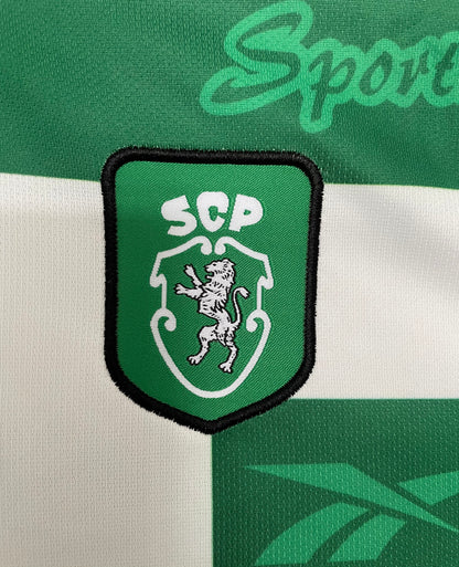 Sporting CP 1999/00 Home Retro Jersey - detail view