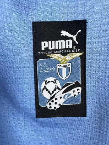 Lazio 1998/99 Home Long Sleeve Retro Jersey - detail view
