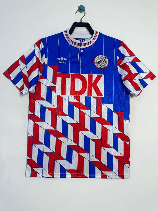Ajax 1989/90 Away Retro Jersey - front view