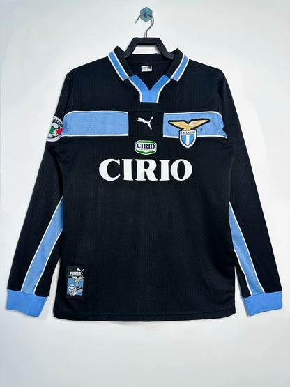 Lazio 1998/99 Away Long Sleeve Retro Jersey - front view
