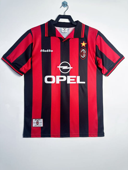 AC Milan 1997/98 Home Retro Jersey - front view